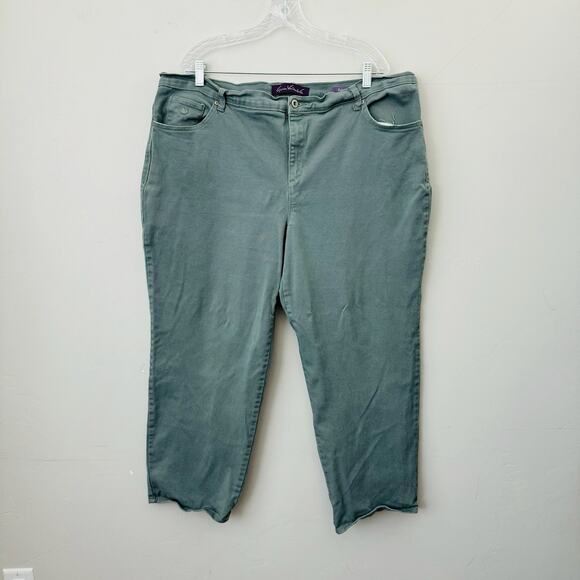 Gloria Vanderbilt Denim - Gloria Vanderbilt Gray Amanda Jeans Women’s 22W Short